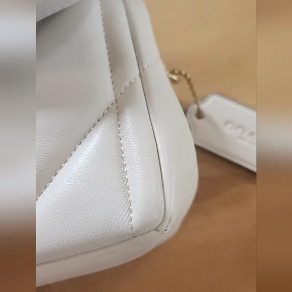 Coach Quilted Tabby 20 In Chalk - Picture 6 of 16